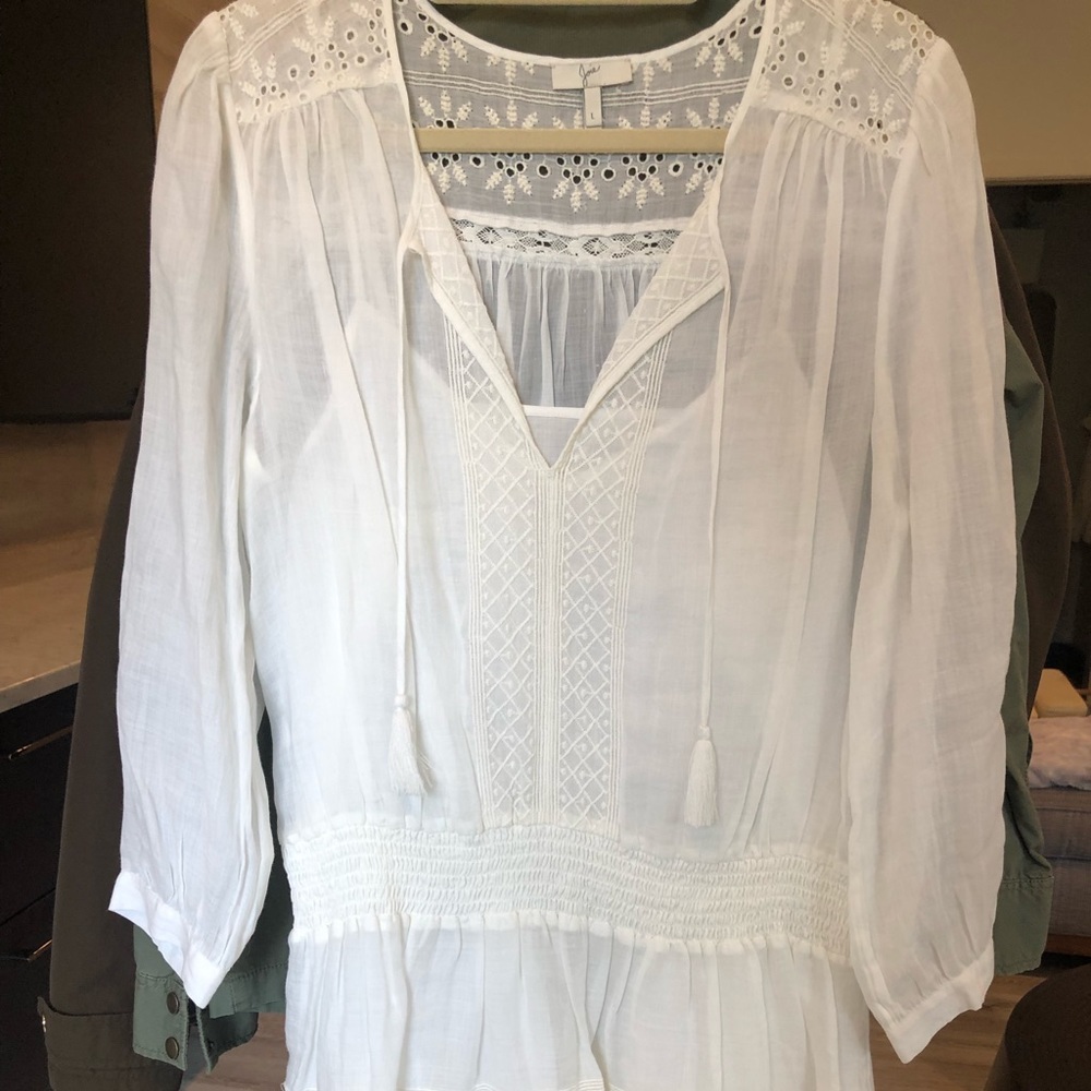 Joie White Dress